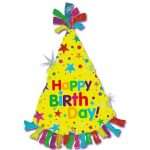 Μπαλόνι Καπέλο πάρτυ Happy Birthday 86 εκ