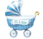 Μπαλόνι It's a Boy Καροτσάκι Γαλάζιο