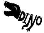 Διακοσμητική γιρλάντα Dino Party με δεινόσαυρο - Image 2