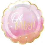 Πιάτα φαγητού Oh Baby Girl (8 τεμ)