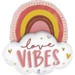 35” Μπαλόνι Boho Love Vibes Rainbow