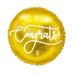 18″ Χρυσό Μπαλόνι “Congrats”