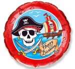 18″ Μπαλόνι Πειρατές Happy Birthday