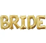 Μπαλόνι χρυσό Bride (5 τεμ)