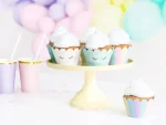 Περιτύλιγμα για cupcake Rainbow Unicorn (6 τεμ) - Image 2