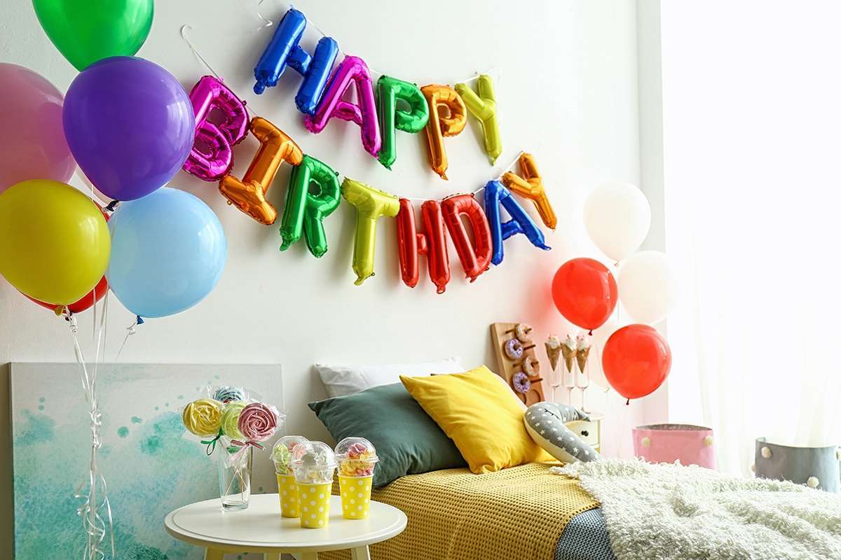 Γιρλάντες Happy Birthday, γενεθλίων