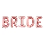 Μπαλόνι ροζ χρυσό Bride (5 τεμ)