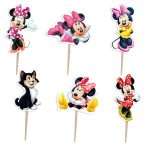 Οδοντογλυφίδες πάρτυ Minnie Mouse (6 τεμ)