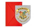 Προσκλήσεις πάρτυ Harry Potter Hogwards Houses (6 τεμ)