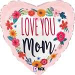 18″ Μπαλόνι Love You Mom Blossom