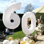 Μπαλόνια Αριθμοί Άσπρο 100 cm – 40″ - Image 2