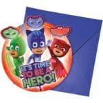 Προσκλήσεις πάρτυ με Φάκελο Pj Masks (6 τεμ) - Image 2