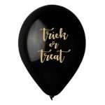 12″ Μπαλόνι τυπωμένο "Trick or Treat" - Image 2