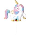14″ Mini Shape Μπαλόνι Μονόκερος - Image 2