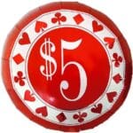 18" Μπαλόνι Καζίνο 5$