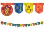 Banner Harry Potter Hogwarts "Happy Birthday"