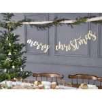Γιρλάντα ξύλινη - Merry Christmas