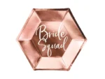 Πιάτα για bachelorette "Bride Squad" (6 τεμ)