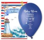Προσκλητήριο βάπτισης μπαλόνι Baby Mickey - Image 21
