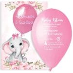 Προσκλητήριο βάπτισης μπαλόνι Baby Mickey - Image 3