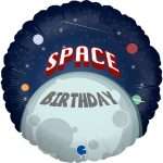 18″ Μπαλόνι Space Birthday