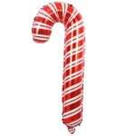 33″ Μπαλόνι κόκκινο άσπρο Candy Cane - Image 2