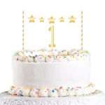 Topper Τούρτας 1st Birthday Χρυσό