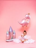 28” Μπαλόνι Pink Dino - Image 2