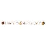Γιρλάντα Happy Birthday Άλογο Φλοράλ