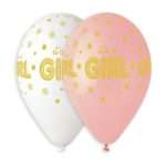 13″ Μπαλόνι “It’s a girl” χρυσά αστέρια