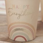 Ποτήρια Ουράνιο Τόξο – Happy Everything (8 τεμ) - Image 3