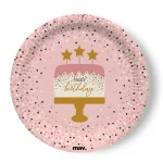 Πιάτα φαγητού Rose Confetti (8 τεμ)