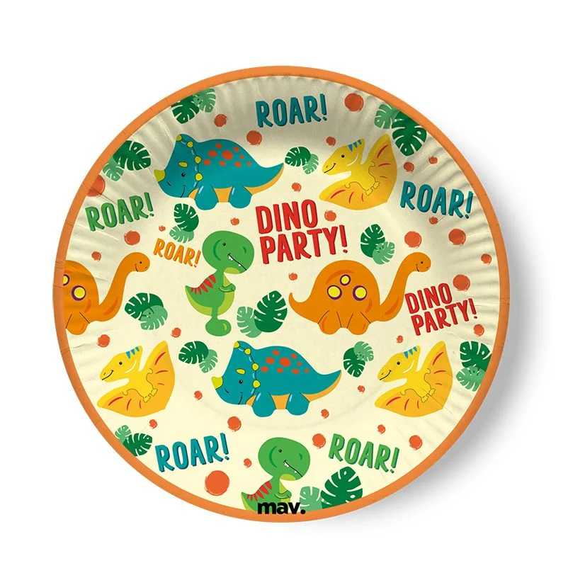 piata-glikou-dino-party Πιάτα γλυκού Dino Party (8 τεμ) - Image 1