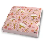 Χαρτοπετσέτες πάρτυ Rose Confetti (8 τεμ)