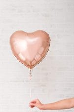 18″ Μπαλόνι καρδιά Rosegold - Image 3