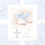 Χαρτοπετσέτες μικρές γαλάζιες baby shoes (16 τεμ) - Image 2