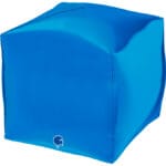 15″ Μπαλόνι μπλε 4D κύβος - Image 3