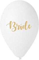 13″ Μπαλόνι τυπωμένο λευκό Bride - Image 2