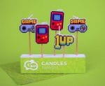 Κεράκια τούρτας Game On (5 τεμ) - Image 6