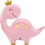28” Μπαλόνι Pink Dino - Image 3
