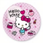 Πιάτα πάρτυ Hello Kitty (8 τεμ)