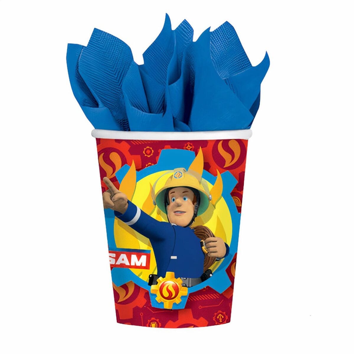 Ποτήρια πάρτυ Σαμ ο Πυροσβέστης (8 τεμ) - Image 2
