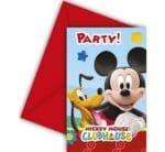 Προσκλήσεις πάρτυ Mickey Mouse (6 τεμ) - Image 2