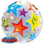 Μπαλόνι bubble πολύχρωμα Αστέρια 56 εκ - Image 2