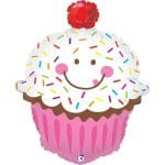 31″ Μπαλόνι χαρούμενο Cupcake - Image 2