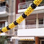 Μπαλόνι Μαύρο 4πλο για γιρλάντα 40 εκ - Image 5