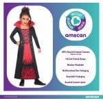 Παιδική Στολή Rose Vampiress - Image 3