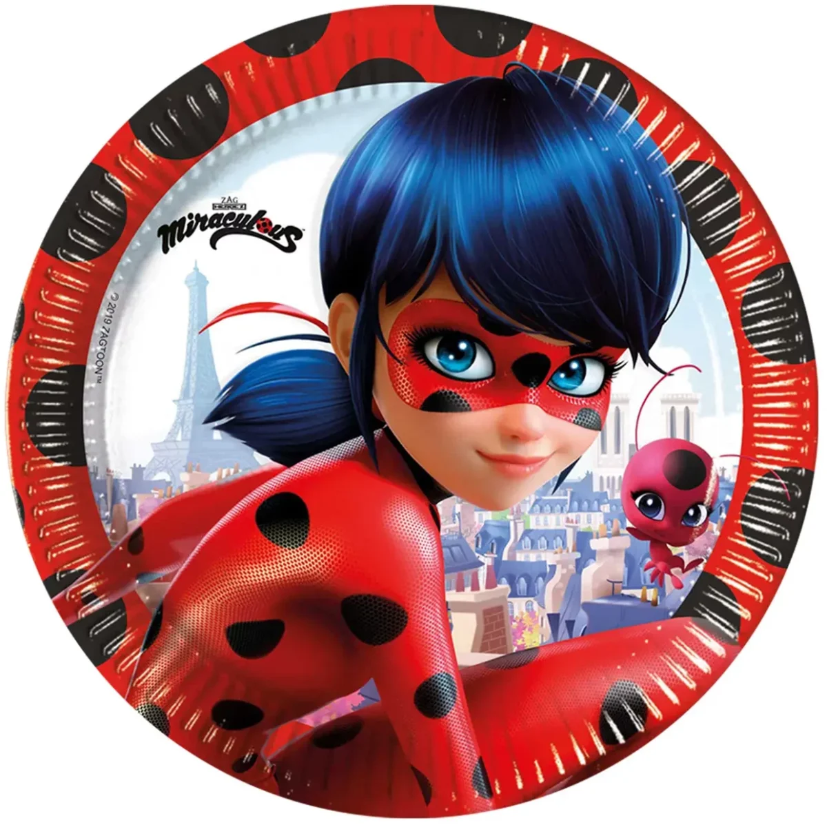 Πιάτα φαγητού Miraculous Ladybug (8 τεμ) - Image 2