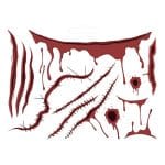 Προσωρινά Τατουάζ Scars (13 τεμ)