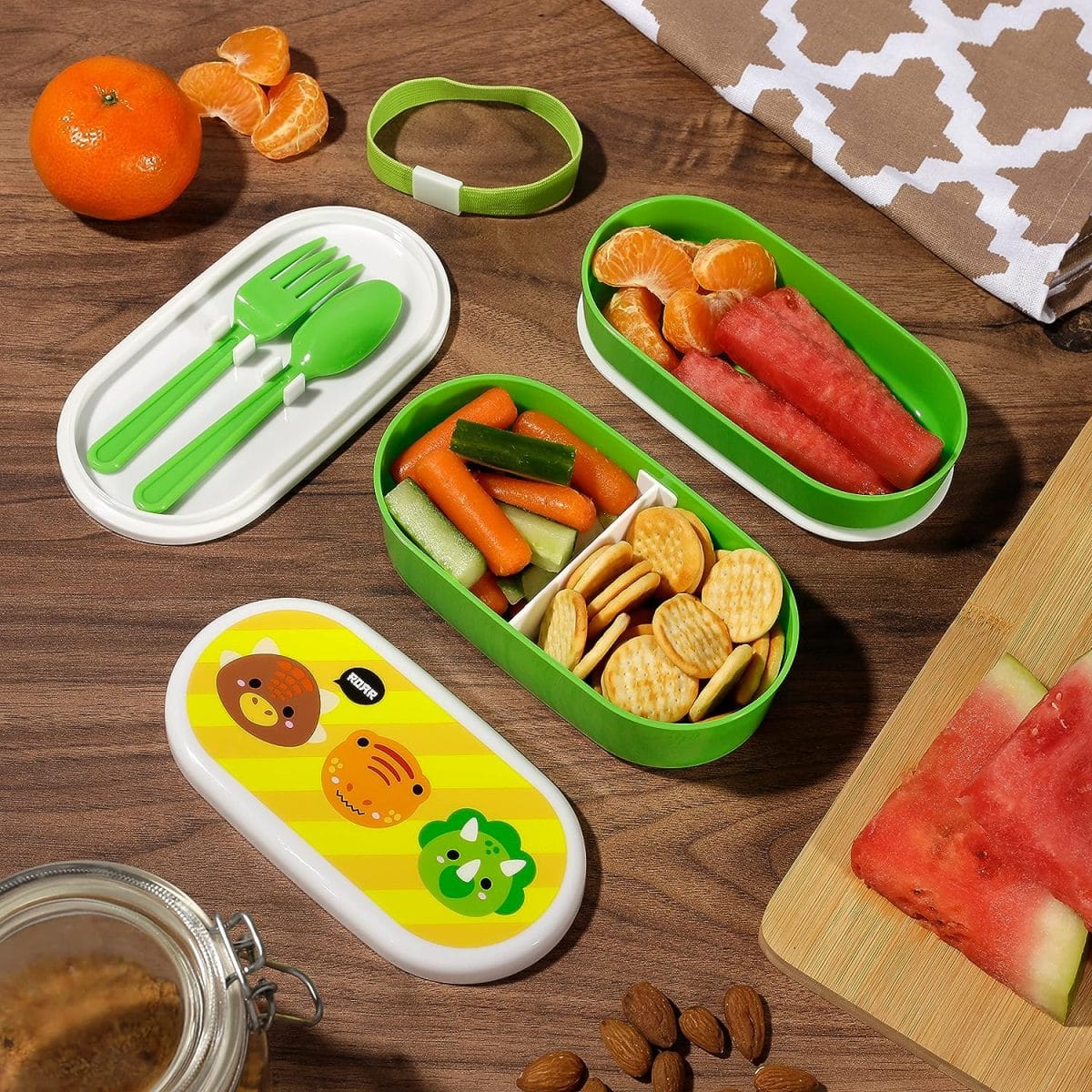 Bento Box Παιδικά Δοχεία φαγητού - Δεινοσαυράκια - Image 3
